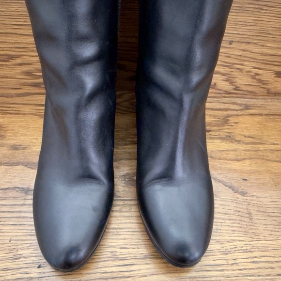 Vince Wedge Bootie Black Made in Italy 8.5 - Picture 7 of 12